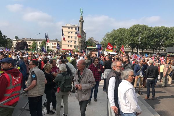 A Rouen, le cortège s'est élancé à 10h30 du boulevard Clémenceau.