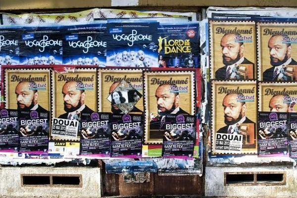 Affiches de spectacle de l'humoriste Dieudonne