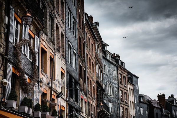 Le port de la ville d'Honfleur, dans le Calvados