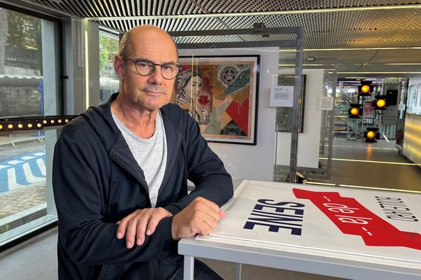 Bernard Campan dans Boulevard de la Seine