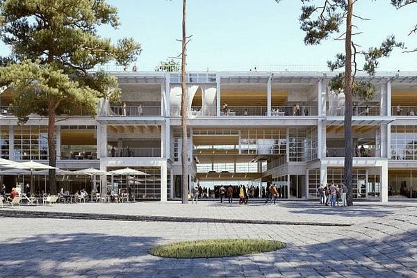 Montpellier - illustration de la future Halle French Tech en 2020