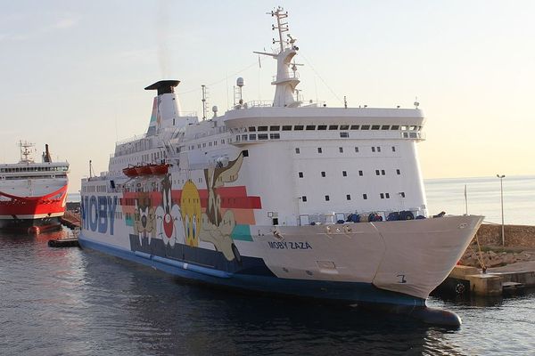 Le Moby Zazà assurait la liaison entre le port de Nice et Bastia pour le compte de la compagnie italienne Moby Lines. 