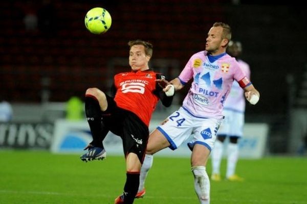 Olivier Sorlin lors du match face à Rennes