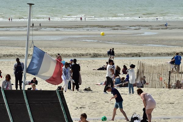 La plage du Touquet.