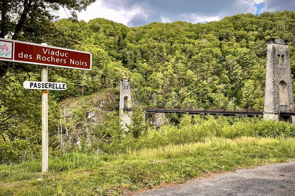 Le viaduc des Rochers Noirs en Corrèze