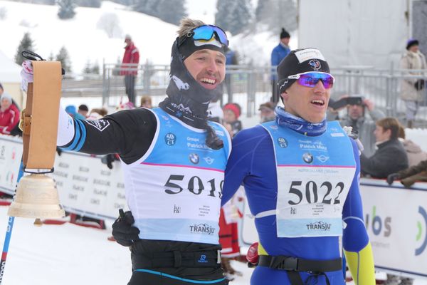 Antoine Auger, à droite et Baptiste Lorier.