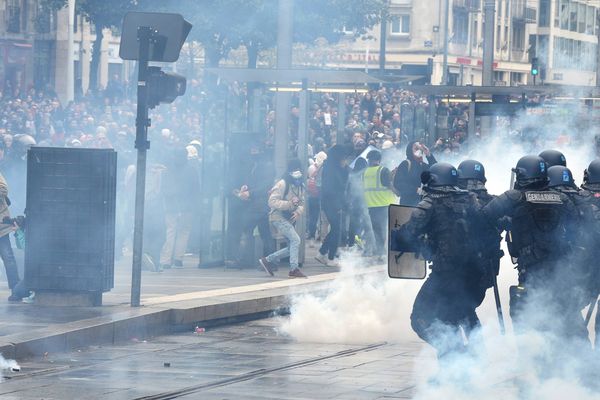 Une manifestation de lycéens le 9 avril à Nantes.