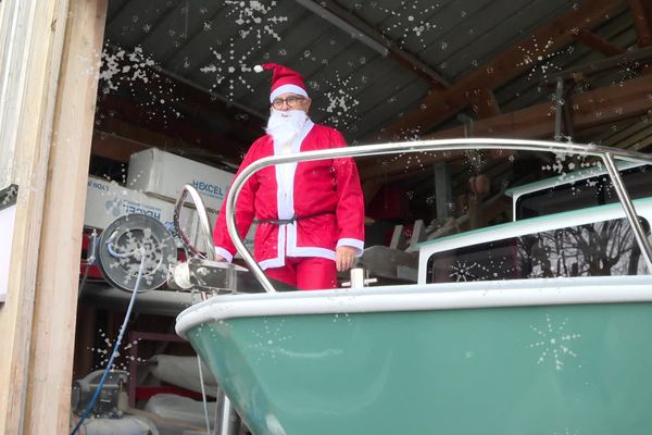 Le bateau a été présenté à l'école de pêche samedi 21 décembre.