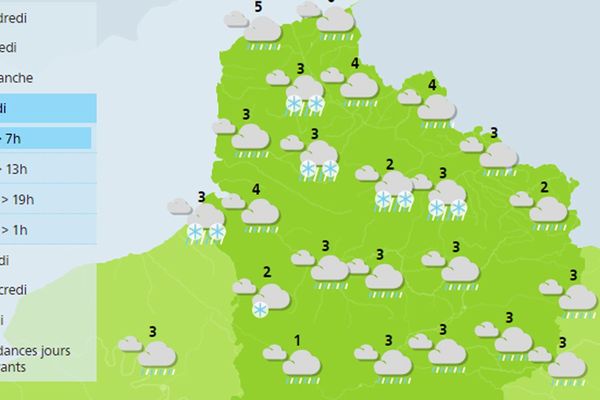 Meteo France Quelques Flocons De Neige Ce Week End