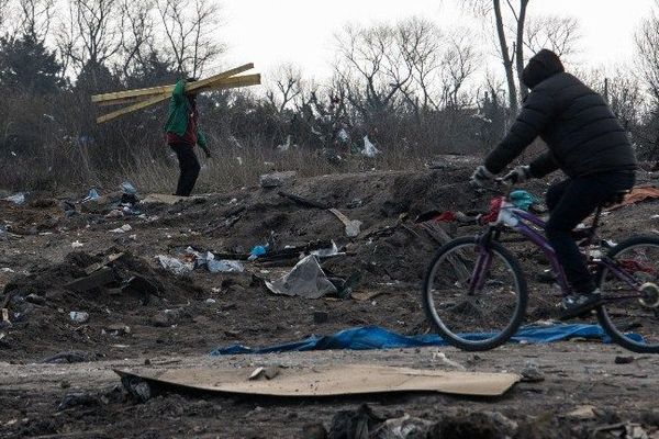 La zone sud de la "Jungle" n'est plus qu'un immense terrain vague