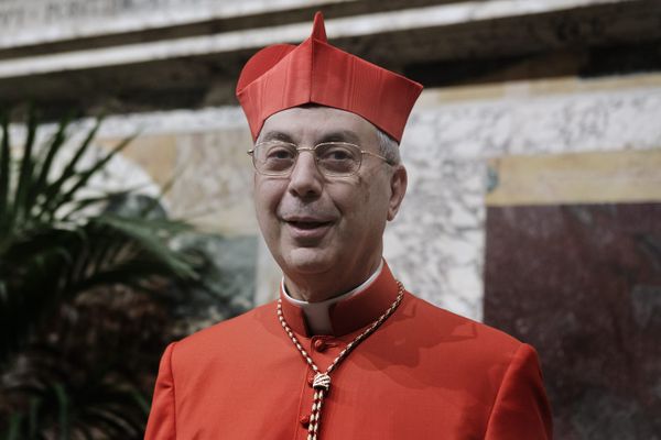 Le cardinal Dominique Mamberti faisait partie de la délégation du pape François en Corse, dimanche 15 décembre.