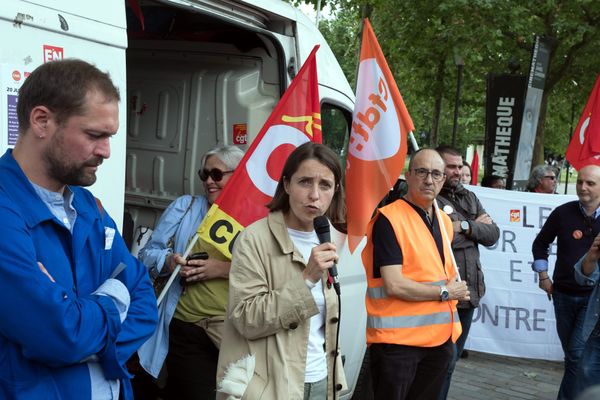 Sophie Binet, secrétaire générale de la CGT, se rend à Dieppe ce lundi 23 et mardi 24 septembre 2024.