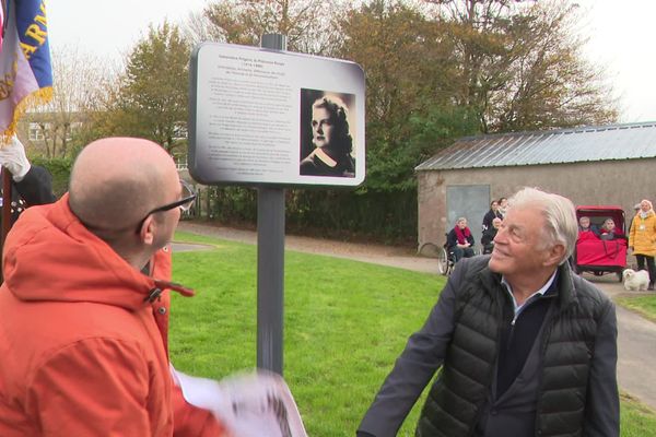 Le square Geneviève Prigent inauguré à Saint-Brieuc en présence du prince du Monténégro