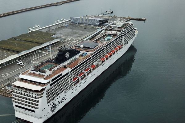 Le retour à Marseille du MSC Magnifica le 20 avril 2020