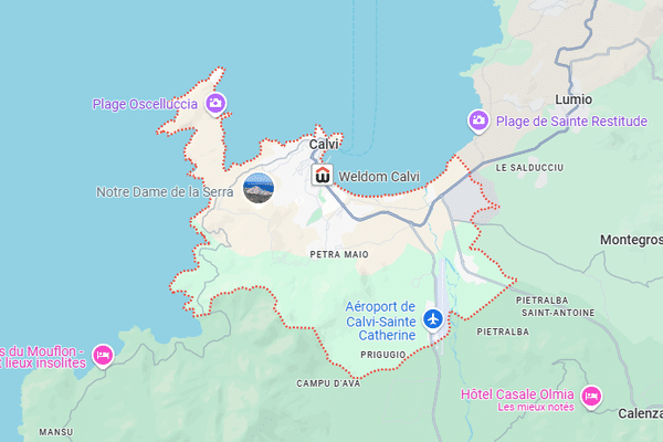 Un accident de la route a fait deux blessés graves à Calvi, ce vendredi 29 novembre.