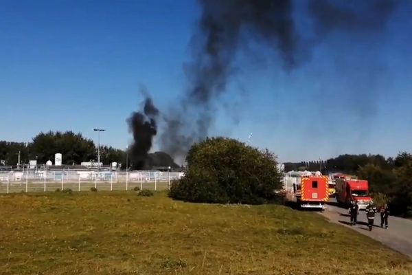 L'incendie s'est déclaré vers 17h15 ce jeudi.