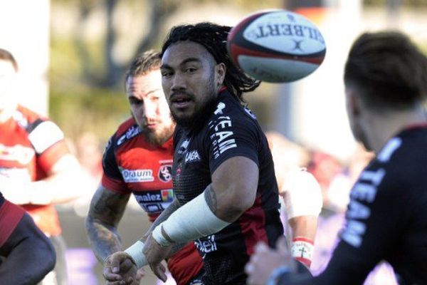 Le Néo-Zélandais Ma'Nonu en action face à Oyonnax le 21 février dernier