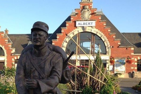 La ville d'Albert, dans la Somme, a été détruite à 90% pendant la première guerre mondiale. 