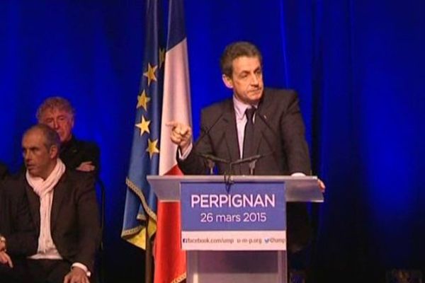 Nicolas Sarkozy en meeting