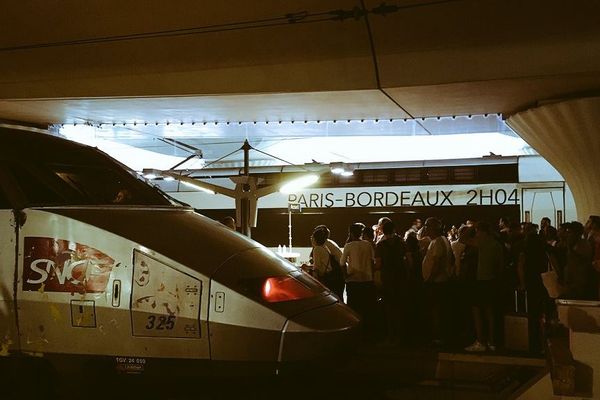 La gare Montparnasse bloqué par une panne du réseau électrique depuis le  27 juillet 2018