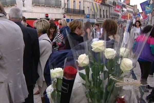 Une marche blanche a été organisée samedi 4 octobre 2014 en hommage à Céline, une SDF de 30 ans, morte dans la rue à Dijon