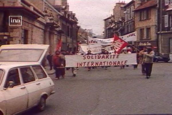 Le défilé du 1er mai 1982 à Dijon