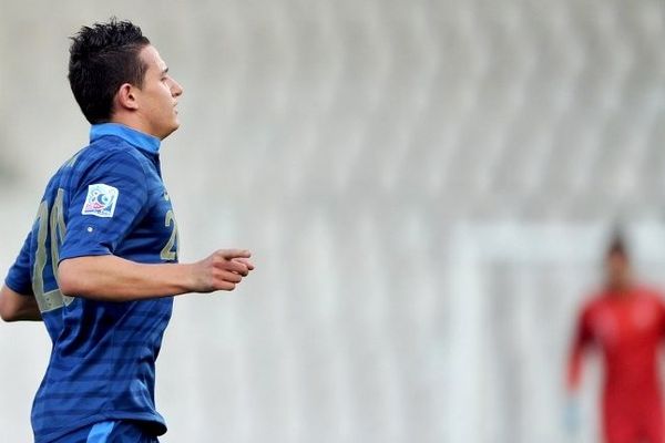 Florian Thauvin à Bursa en Turquie, lors de la coupe du monde des moins de 20 ans. Le Lillois y avait inscrit un doublé contre le Ghana (10 juillet 2013).