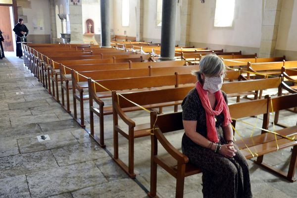 Cette église de Narbonne a rouvert ses portes avec des règles sanitaires imposées - 23.05.20