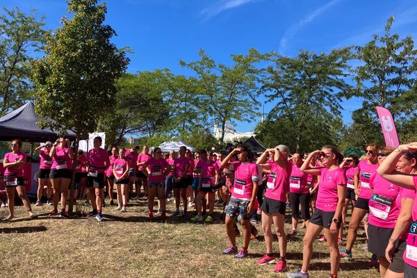 Les participantes (s) à la 11e édition du triathlon des roses à Toulouse