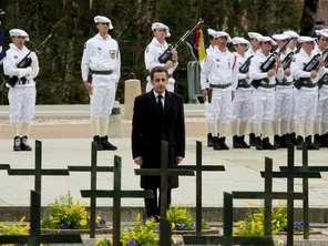 Nicolas Sarkozy, le 8 avril 2010, alors président de la République, s'était rendu sur le plateau des Glières, haut lieu de la Résistance.