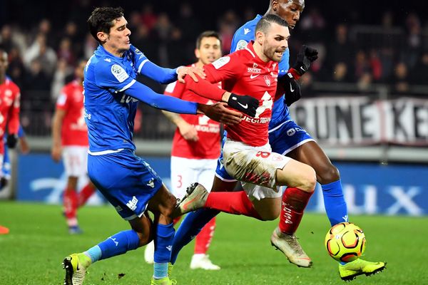 Auxerre s'est incliné sur la pelouse de Brest lundi soir.