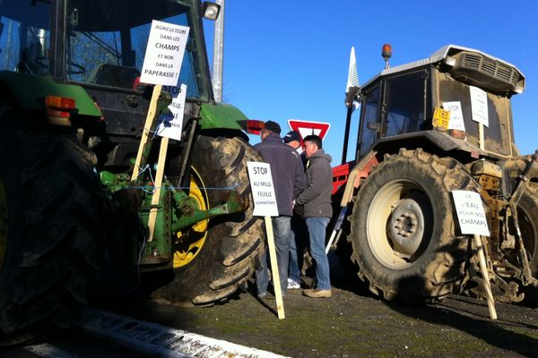 Les tracteurs bloquent les principaux axes autour de Auch