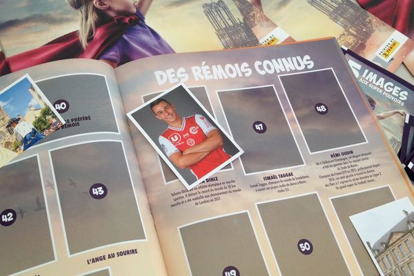 Les vignettes de l'album Panini sur la ville de Reims seront en distribution dans les maisons de quartier et à l'Hôtel de ville