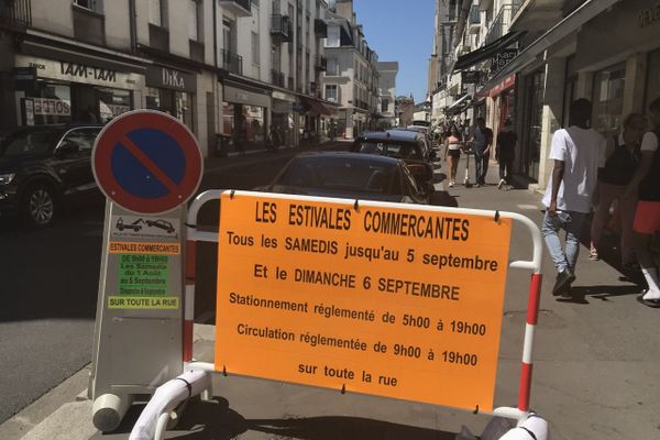 La rue des halles fait partie du secteur qui sera piétonnisé le samedi