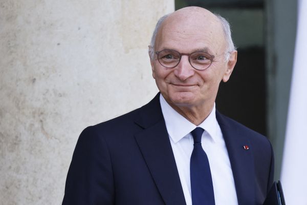 Le ministre de la Justice Didier Migaud devant le palais de l'Elysée après un conseil des ministres le 1er octobre 2024.