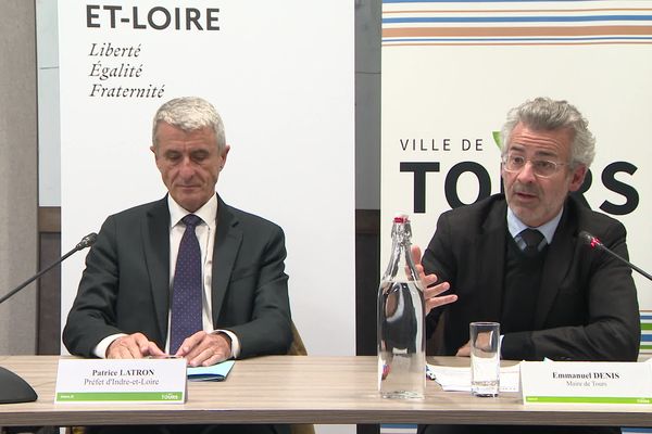 Le préfet de l'Indre-et-Loire, Patrice Laton et Emmanuel Denis, le maire de Tours ont réagi aux accusations de laxisme et ont fait un état des lieux de la délinquance en ville.