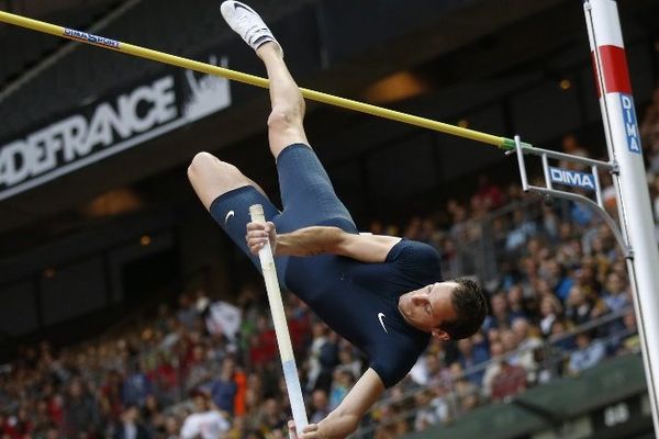 Renaud Lavillenie au meeting de Paris le 5 juillet 2014