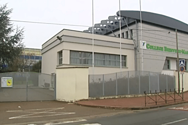 Le collège Bienvenu-Martin à Auxerre, en janvier 2016 (archives)