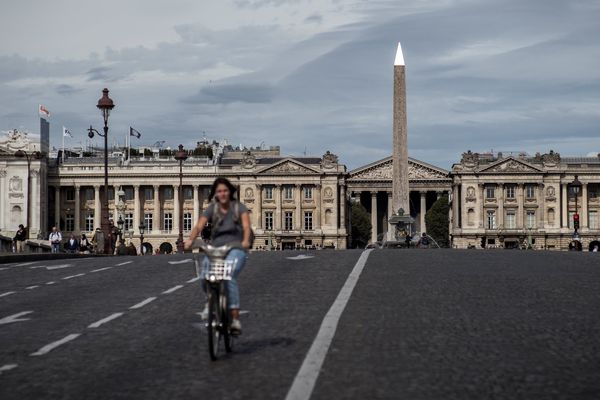 La journée sans voiture à Paris en 2016.