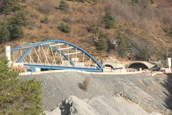 L'entrée du tunnel de Tende, côté français, le 18 décembre dernier.