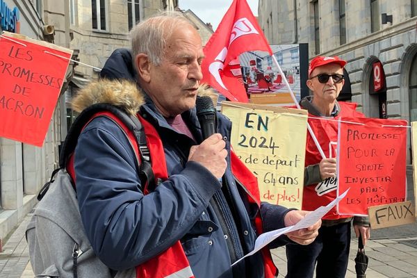 Claude Candas, 75 ans, retraité depuis 8 ans et ancien travailleur au CHU de Besançon (Doubs)