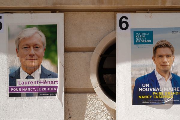 Mathieu Klein est arrivé en tête à Nancy après le premier tour devant Laurent Hénart. 