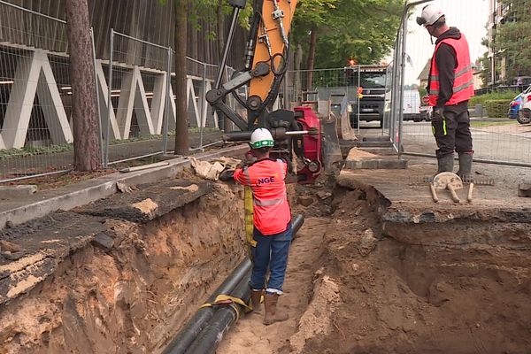 Les travaux du réseau de chaleur de Soissons devraient durer jusqu'à 2028.