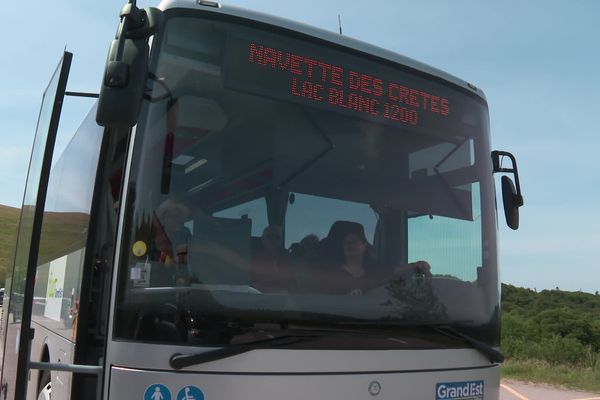 La navette des crêtes, reliant le Grand Ballon au Lac Blanc, n'a pas trouvé son public.