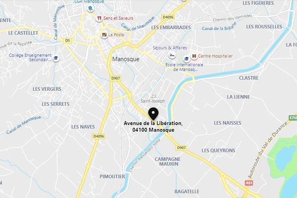 Un incendie s'est déclaré dans une boulangerie de l'avenue de la Libération à Manosque.