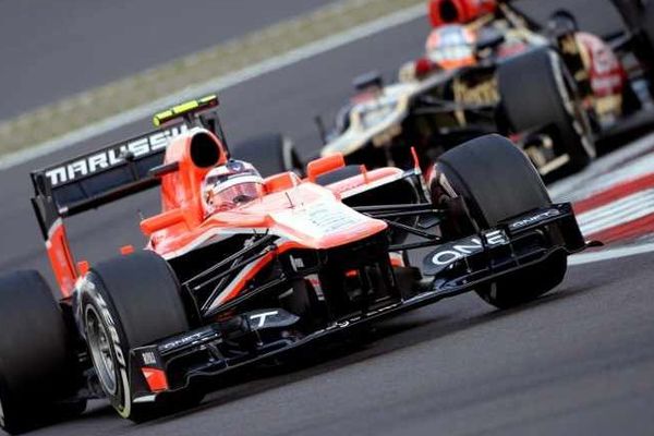 Jules Bianchi pendant les essais du grand prix d'Allemagne