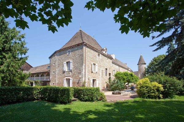 Le château de Fleurville, en Saône-et-Loire