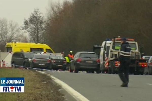 Ghislenghien, ce mardi après-midi. 