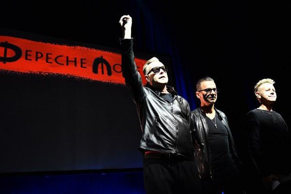 Depeche Mode, le 11 mai 2016 à Milan.