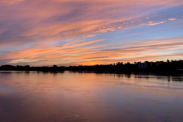 La Loire à Nantes au petit matin, le 20 septembre 2023